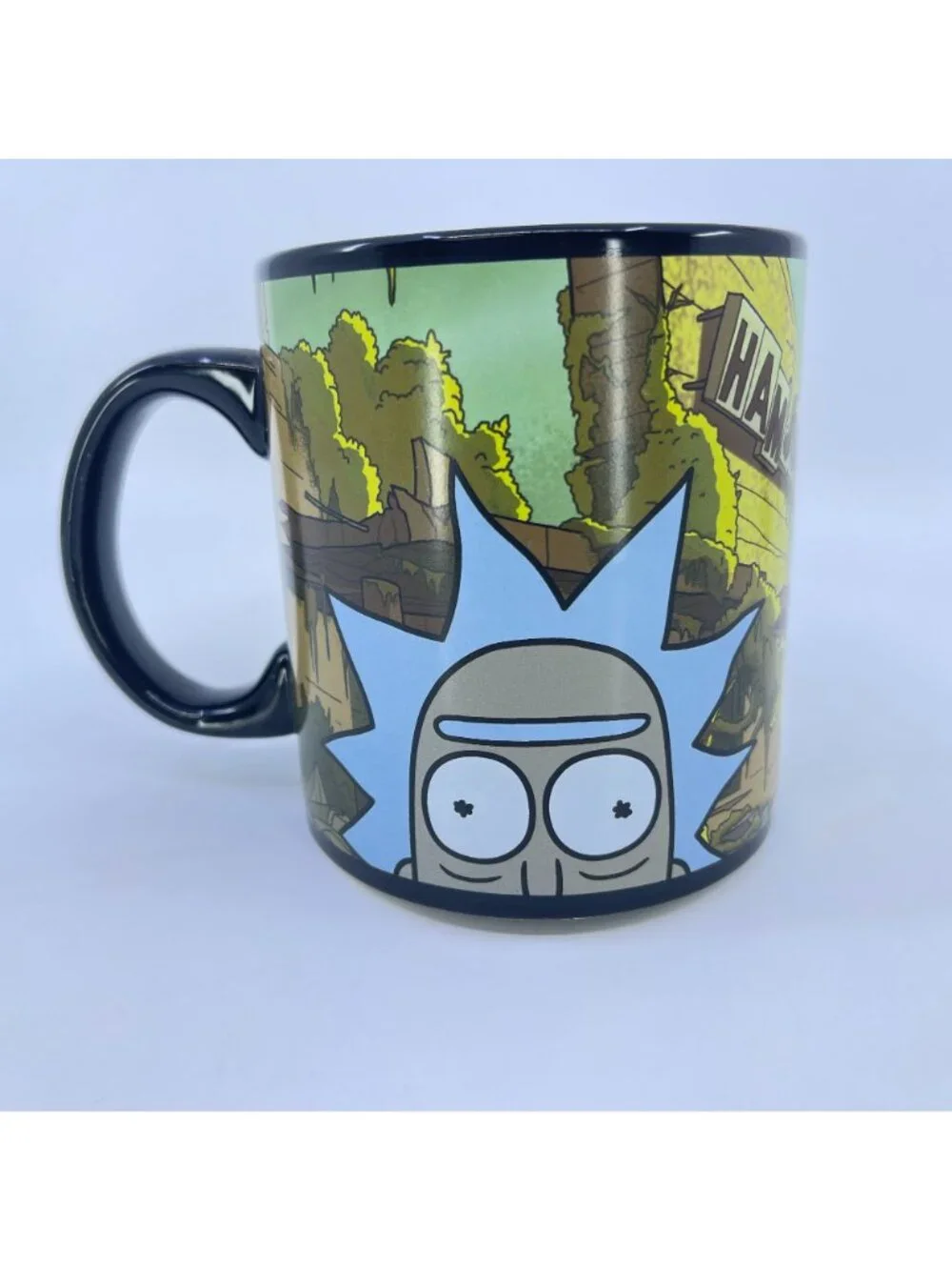 rick & morty just funky ceramic mug cartoon network collectible